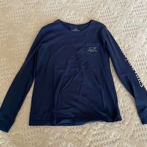 NAVY BLUE VINEYARD VINES LONG SLEEVE